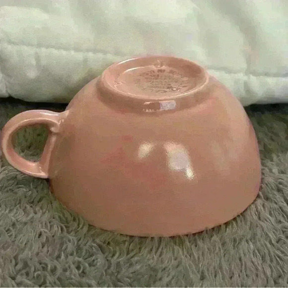 Vintage mcm coffee cup California Pottery pink - Picture 4 of 8